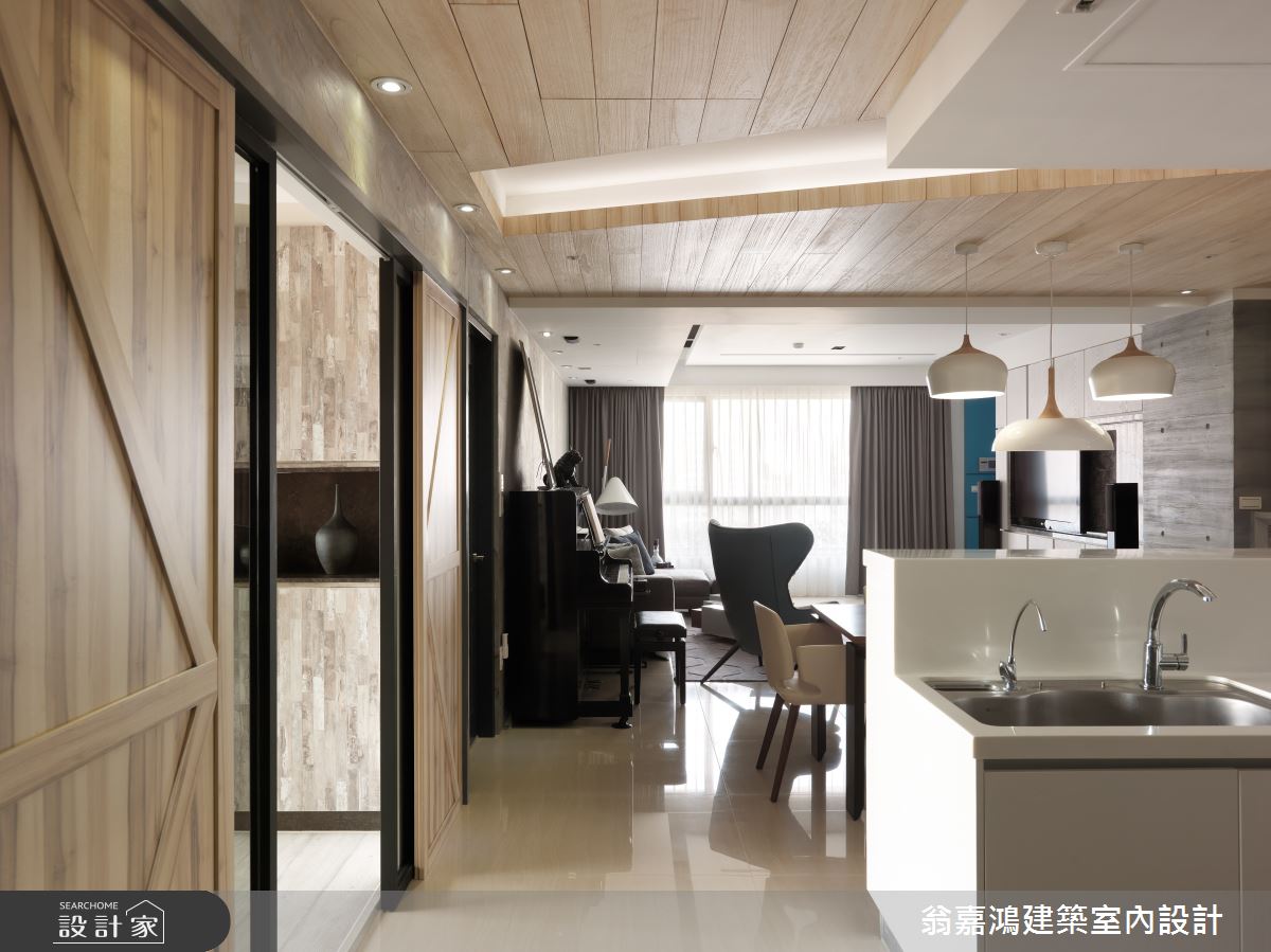 60坪新成屋(5年以下)＿北歐風案例圖片＿翁嘉鴻建築室內設計｜懷生設計＿懷生_11.台中-W House之27