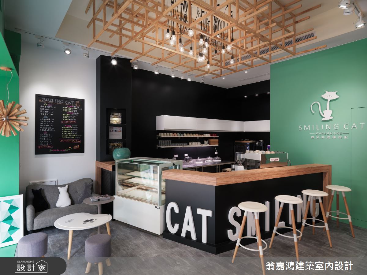 50坪中古屋(5~15年)＿北歐風案例圖片＿翁嘉鴻建築室內設計｜懷生設計＿懷生_16.三峽-Smiling cat café之2