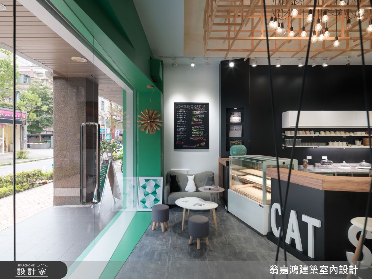 50坪中古屋(5~15年)＿北歐風案例圖片＿翁嘉鴻建築室內設計｜懷生設計＿懷生_16.三峽-Smiling cat café之5