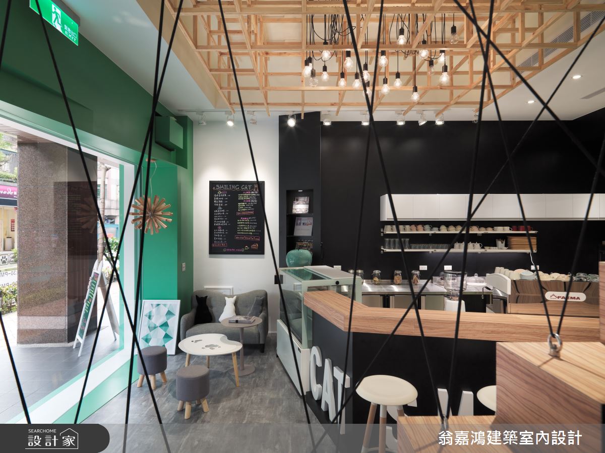 50坪中古屋(5~15年)＿北歐風案例圖片＿翁嘉鴻建築室內設計｜懷生設計＿懷生_16.三峽-Smiling cat café之6