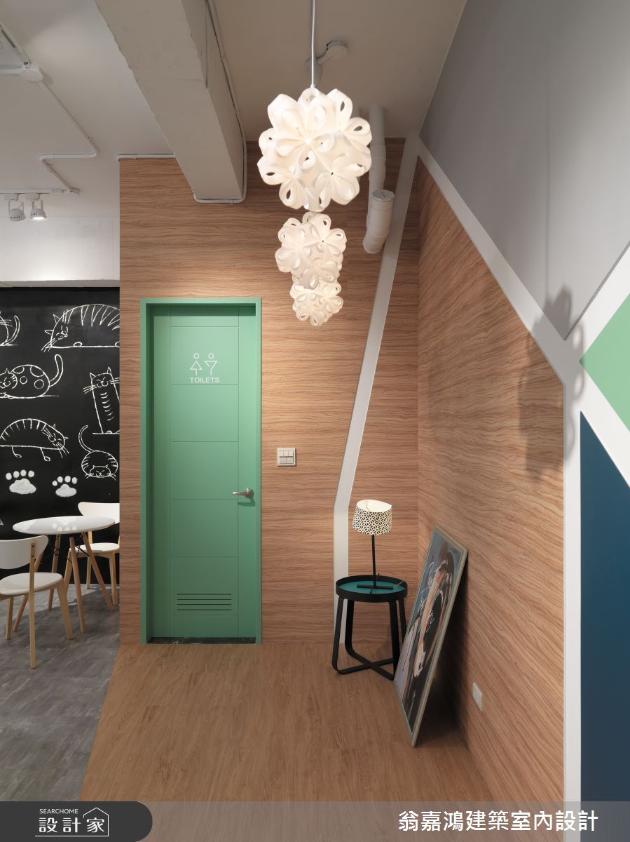 50坪中古屋(5~15年)＿北歐風案例圖片＿翁嘉鴻建築室內設計｜懷生設計＿懷生_16.三峽-Smiling cat café之16