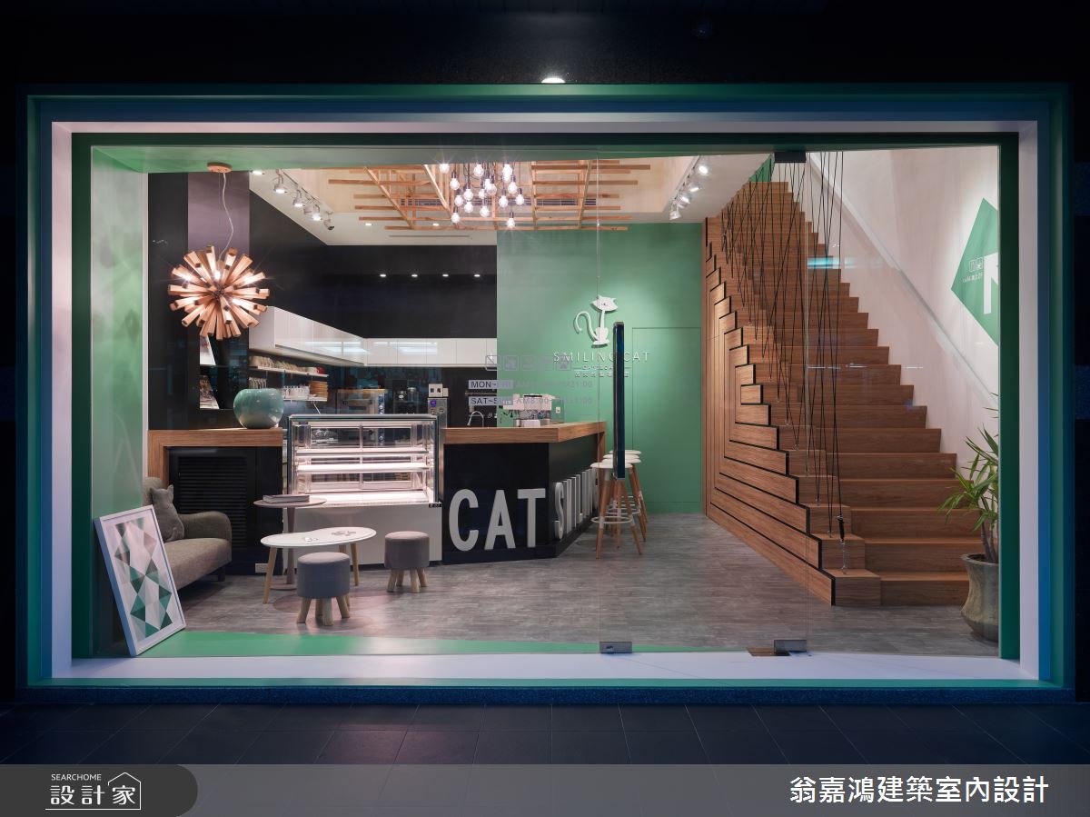 50坪中古屋(5~15年)＿北歐風案例圖片＿翁嘉鴻建築室內設計｜懷生設計＿懷生_16.三峽-Smiling cat café之4