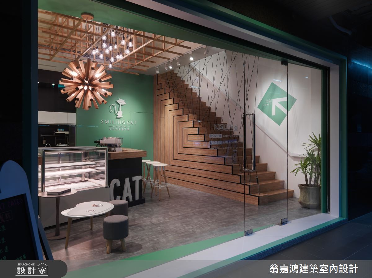 50坪中古屋(5~15年)＿北歐風案例圖片＿翁嘉鴻建築室內設計｜懷生設計＿懷生_16.三峽-Smiling cat café之3