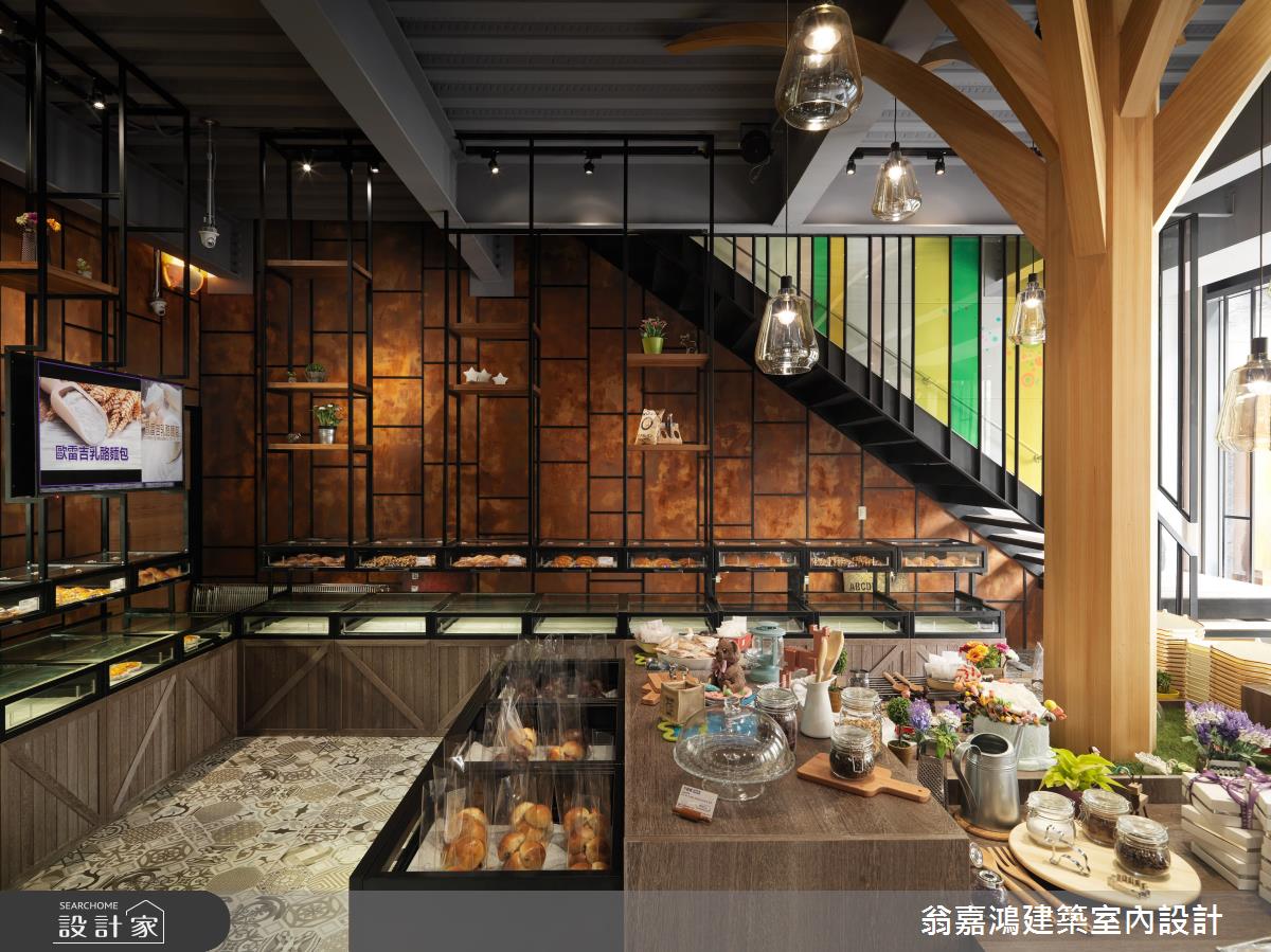 90坪新成屋(5年以下)＿工業風案例圖片＿翁嘉鴻建築室內設計｜懷生設計＿懷生_15.新竹-芙洛麗大飯店烘培坊2店之5