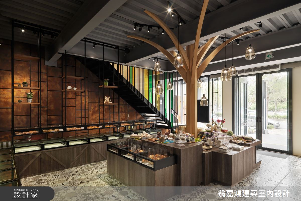 90坪新成屋(5年以下)＿工業風案例圖片＿翁嘉鴻建築室內設計｜懷生設計＿懷生_15.新竹-芙洛麗大飯店烘培坊2店之7