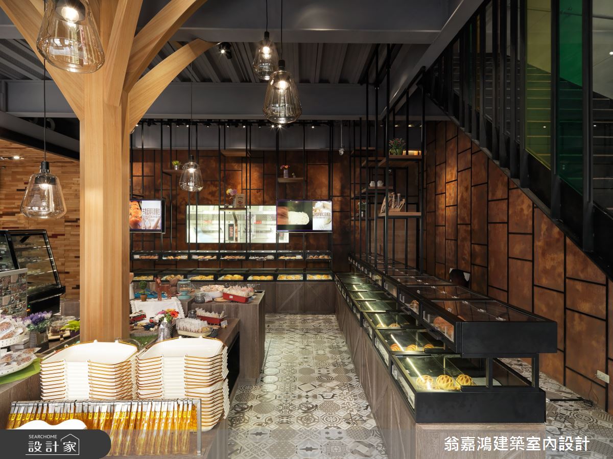90坪新成屋(5年以下)＿工業風案例圖片＿翁嘉鴻建築室內設計｜懷生設計＿懷生_15.新竹-芙洛麗大飯店烘培坊2店之10