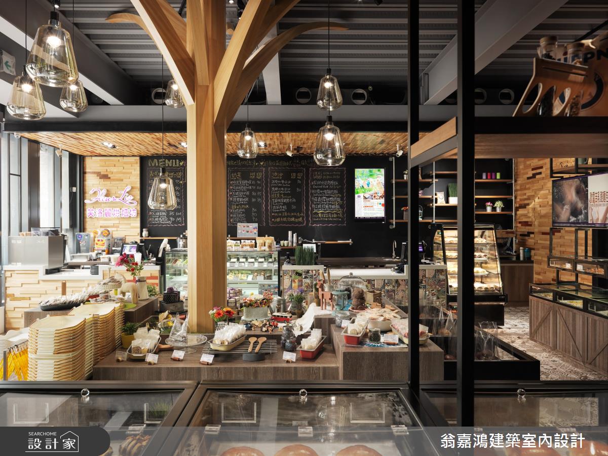 90坪新成屋(5年以下)＿工業風案例圖片＿翁嘉鴻建築室內設計｜懷生設計＿懷生_15.新竹-芙洛麗大飯店烘培坊2店之11