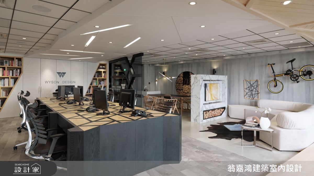 50坪新成屋(5年以下)＿休閒風案例圖片＿翁嘉鴻建築室內設計｜懷生設計＿懷生_18.桃園-懷生國際設計辦公室之2