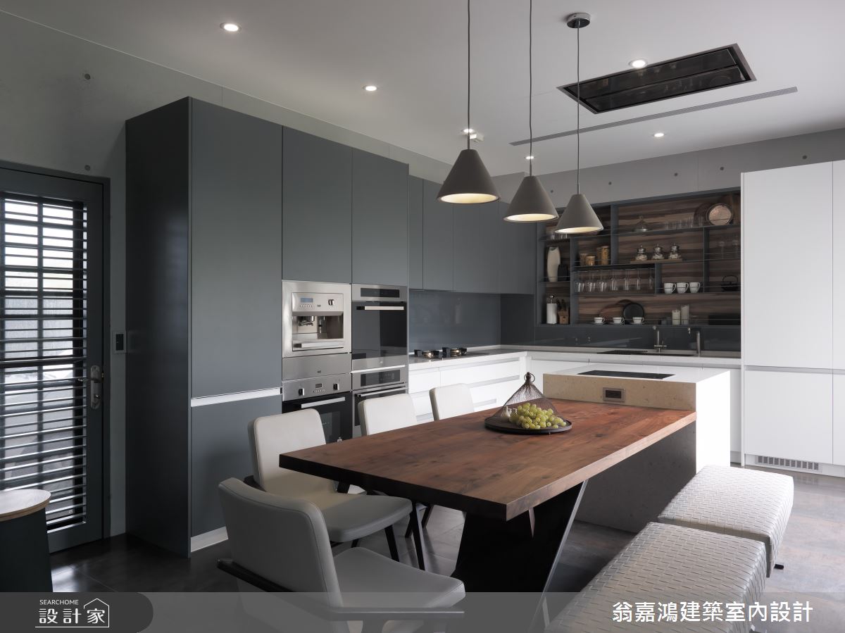 130坪新成屋(5年以下)＿奢華風案例圖片＿翁嘉鴻建築室內設計｜懷生設計＿懷生_21.平鎮-X House之3