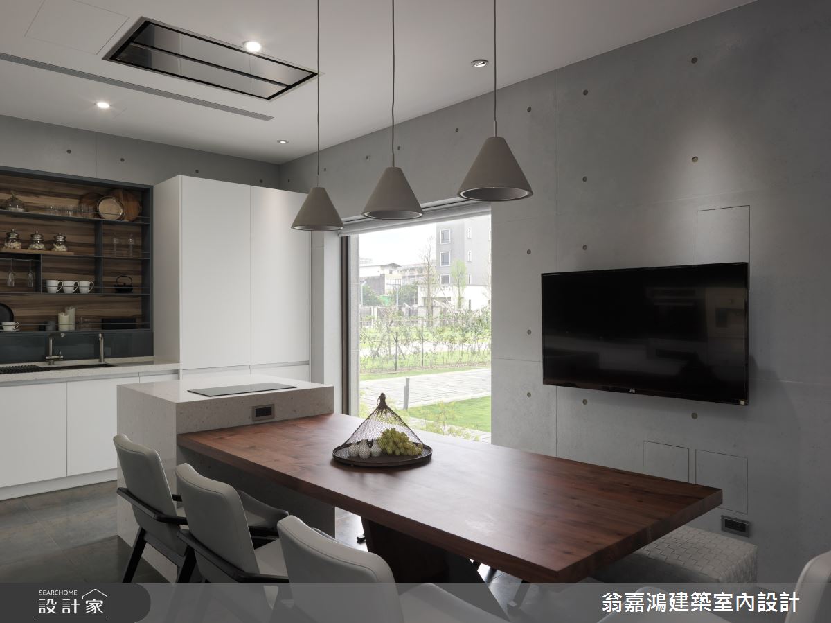 130坪新成屋(5年以下)＿奢華風案例圖片＿翁嘉鴻建築室內設計｜懷生設計＿懷生_21.平鎮-X House之5