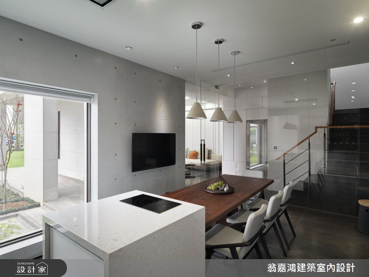 130坪新成屋(5年以下)＿奢華風案例圖片＿翁嘉鴻建築室內設計｜懷生設計＿懷生_21.平鎮-X House之7