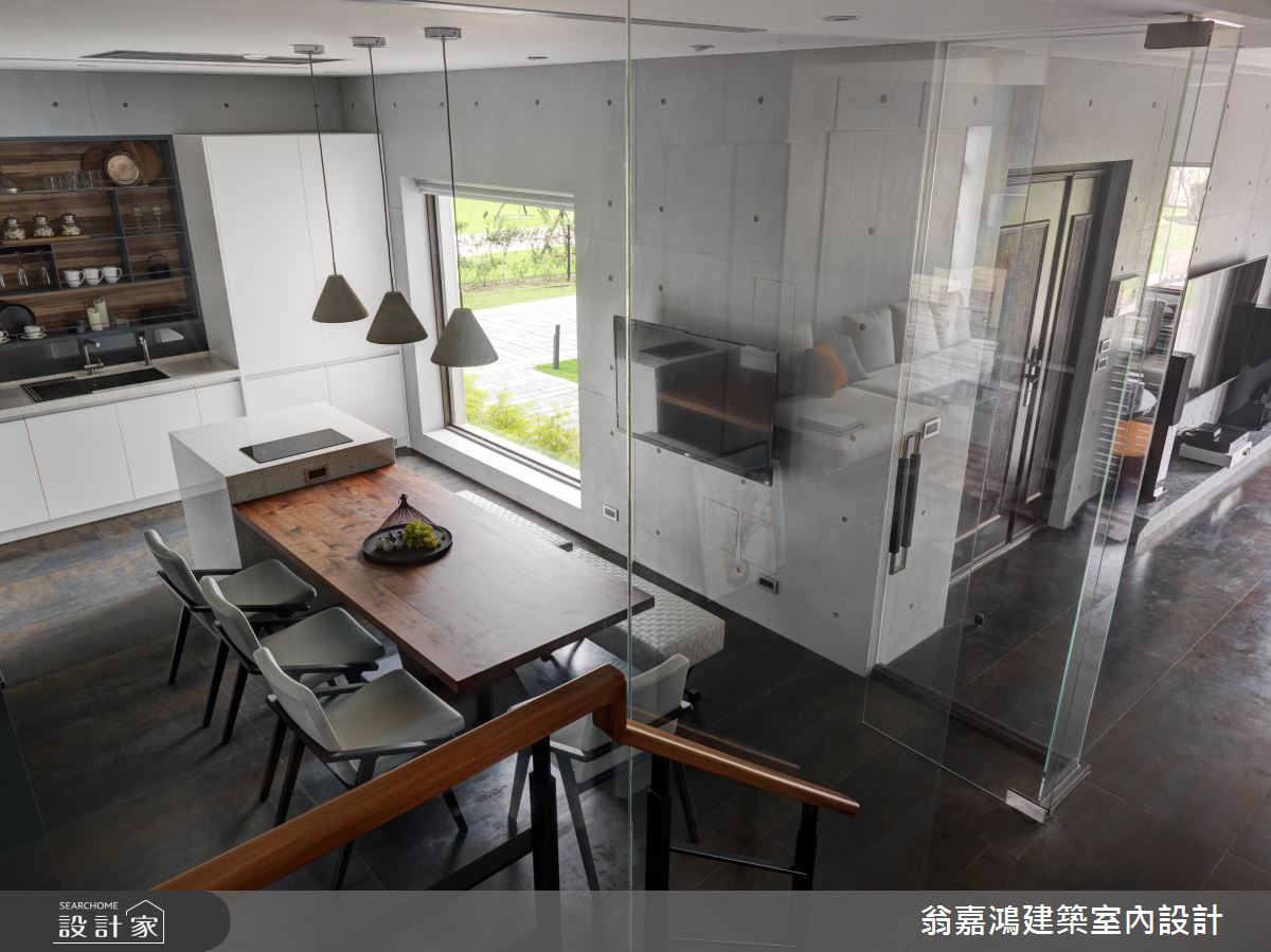 130坪新成屋(5年以下)＿奢華風案例圖片＿翁嘉鴻建築室內設計｜懷生設計＿懷生_21.平鎮-X House之8