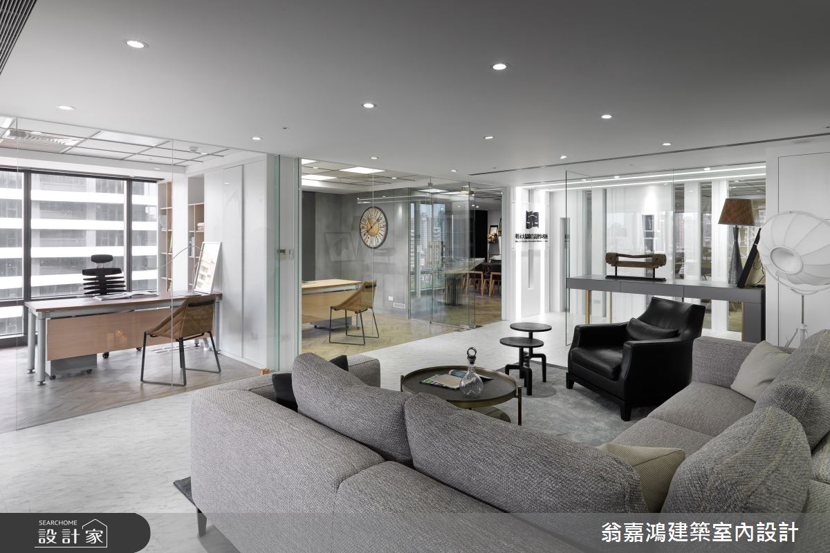 90坪新成屋(5年以下)＿北歐風案例圖片＿翁嘉鴻建築室內設計｜懷生設計＿懷生_22.桃園-明永大揚律師事務所之9