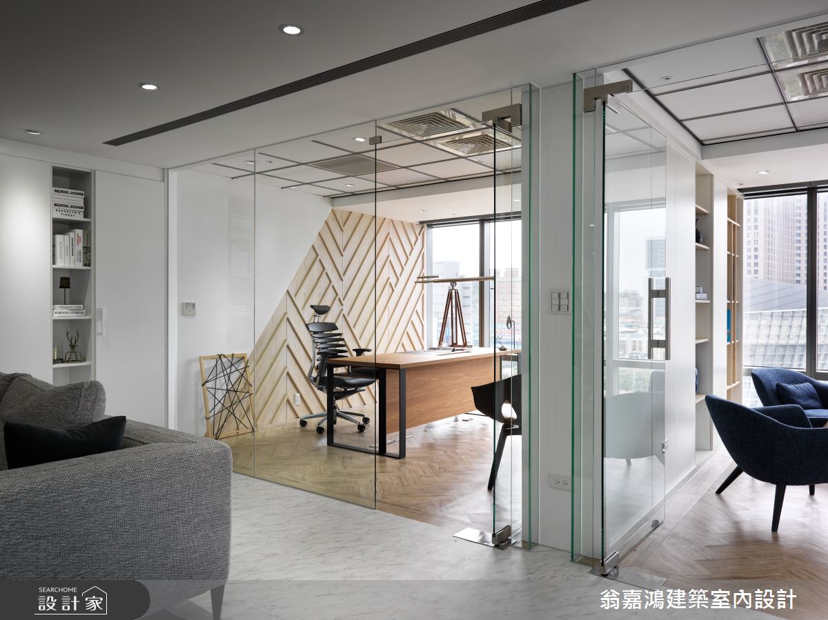 90坪新成屋(5年以下)＿北歐風案例圖片＿翁嘉鴻建築室內設計｜懷生設計＿懷生_22.桃園-明永大揚律師事務所之13