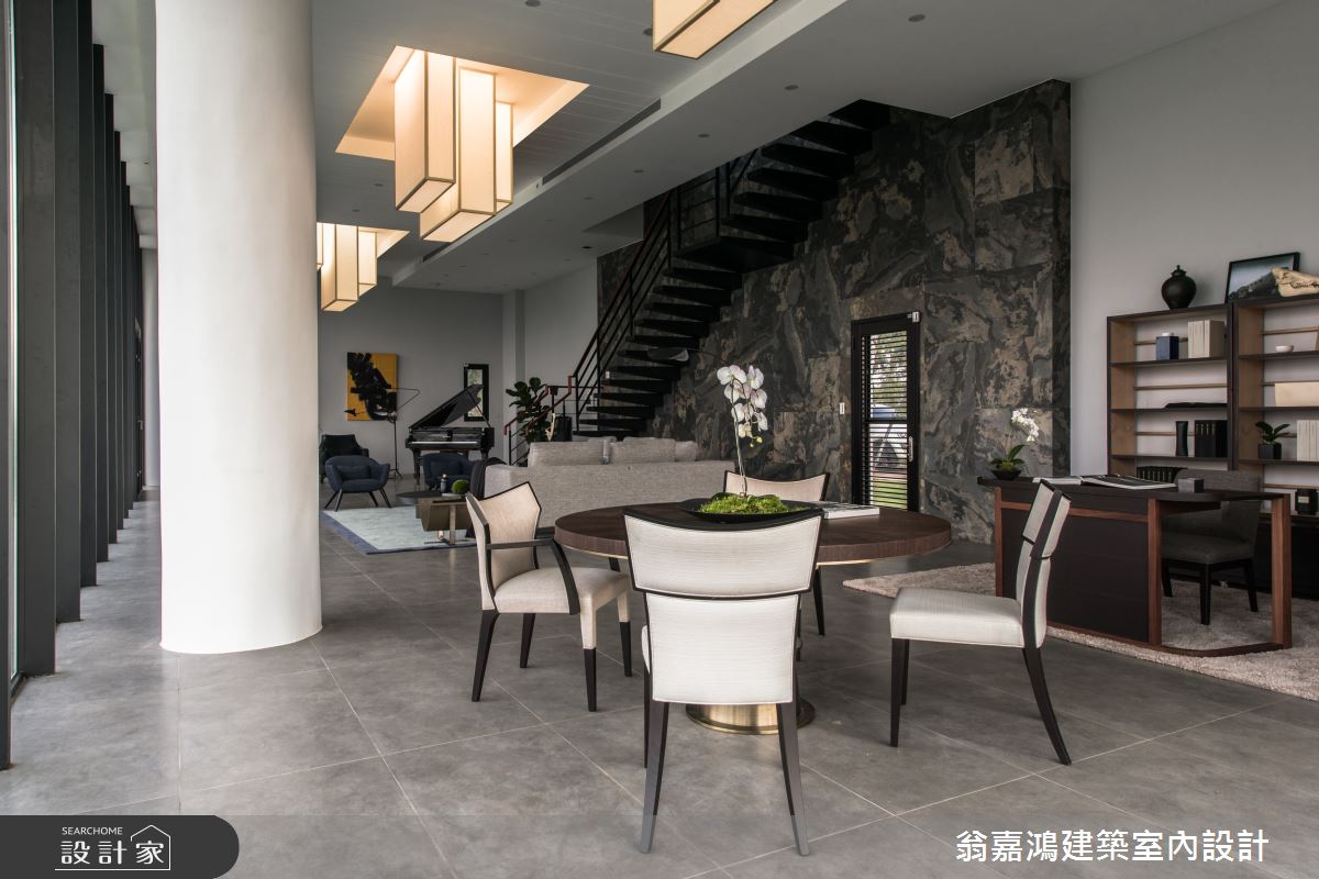 150坪新成屋(5年以下)＿奢華風案例圖片＿翁嘉鴻建築室內設計｜懷生設計＿懷生_25.新竹-觀山雲起之35