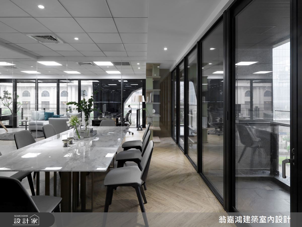 100坪新成屋(5年以下)＿現代風案例圖片＿翁嘉鴻建築室內設計｜懷生設計＿懷生_30.桃園-銘洲聯合法律事務所之25