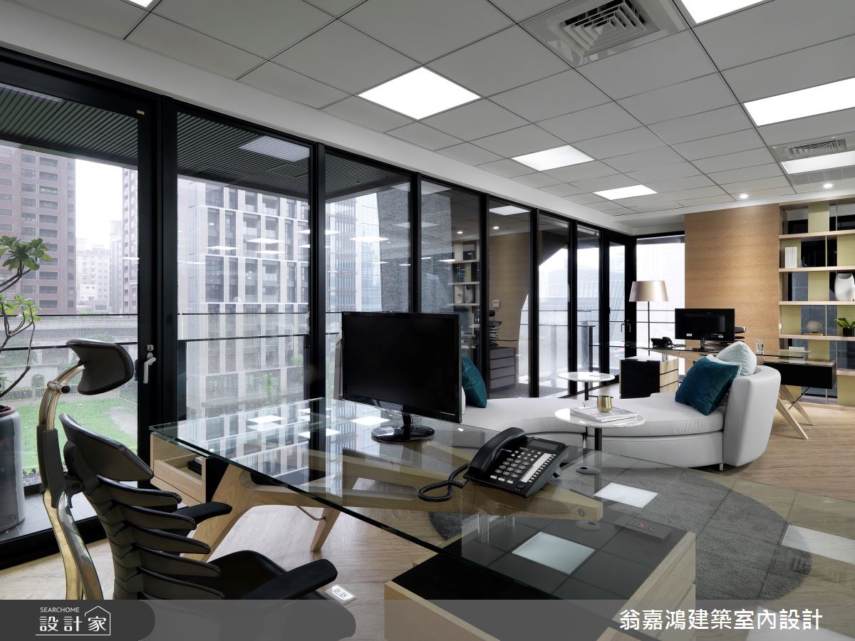 100坪新成屋(5年以下)＿現代風案例圖片＿翁嘉鴻建築室內設計｜懷生設計＿懷生_30.桃園-銘洲聯合法律事務所之31