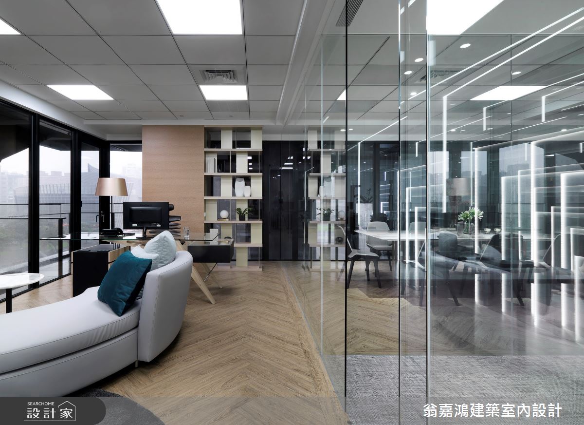 100坪新成屋(5年以下)＿現代風案例圖片＿翁嘉鴻建築室內設計｜懷生設計＿懷生_30.桃園-銘洲聯合法律事務所之28