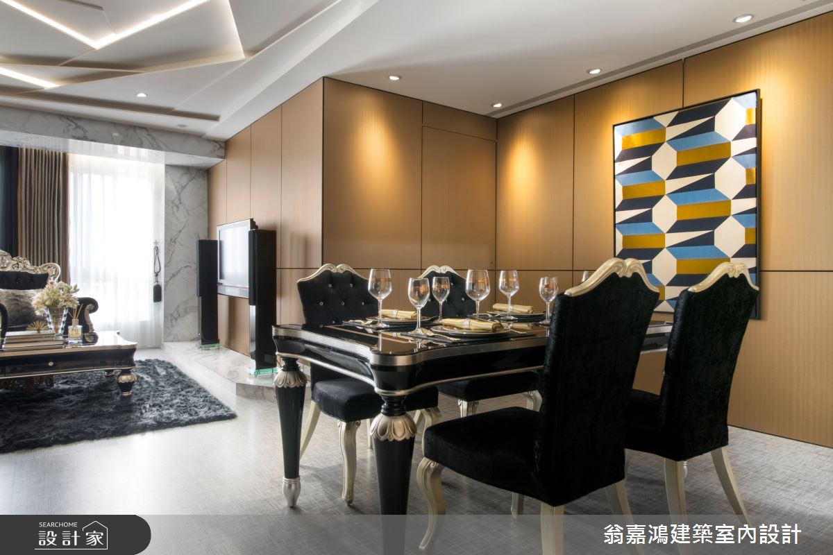 40坪老屋(16~30年)＿奢華風案例圖片＿翁嘉鴻建築室內設計｜懷生設計＿懷生_35.板橋-E House之20