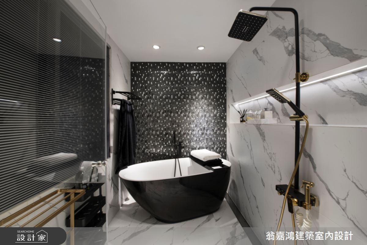 40坪老屋(16~30年)＿奢華風案例圖片＿翁嘉鴻建築室內設計｜懷生設計＿懷生_35.板橋-E House之18