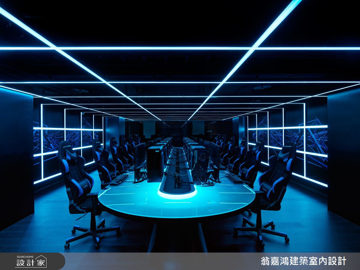 60坪老屋(16~30年)＿現代風案例圖片＿翁嘉鴻建築室內設計｜懷生設計＿懷生_48.壹網棧-電競空間之4