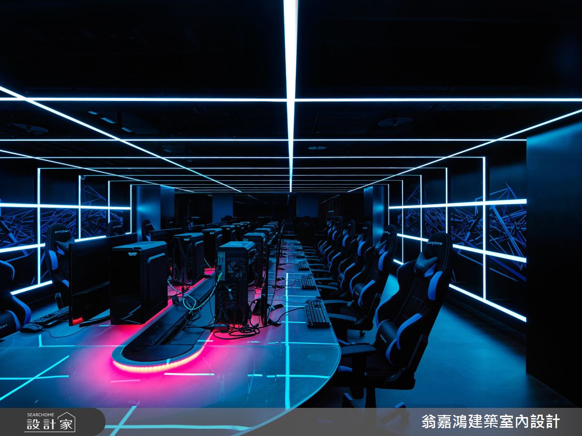 60坪老屋(16~30年)＿現代風案例圖片＿翁嘉鴻建築室內設計｜懷生設計＿懷生_48.壹網棧-電競空間之5