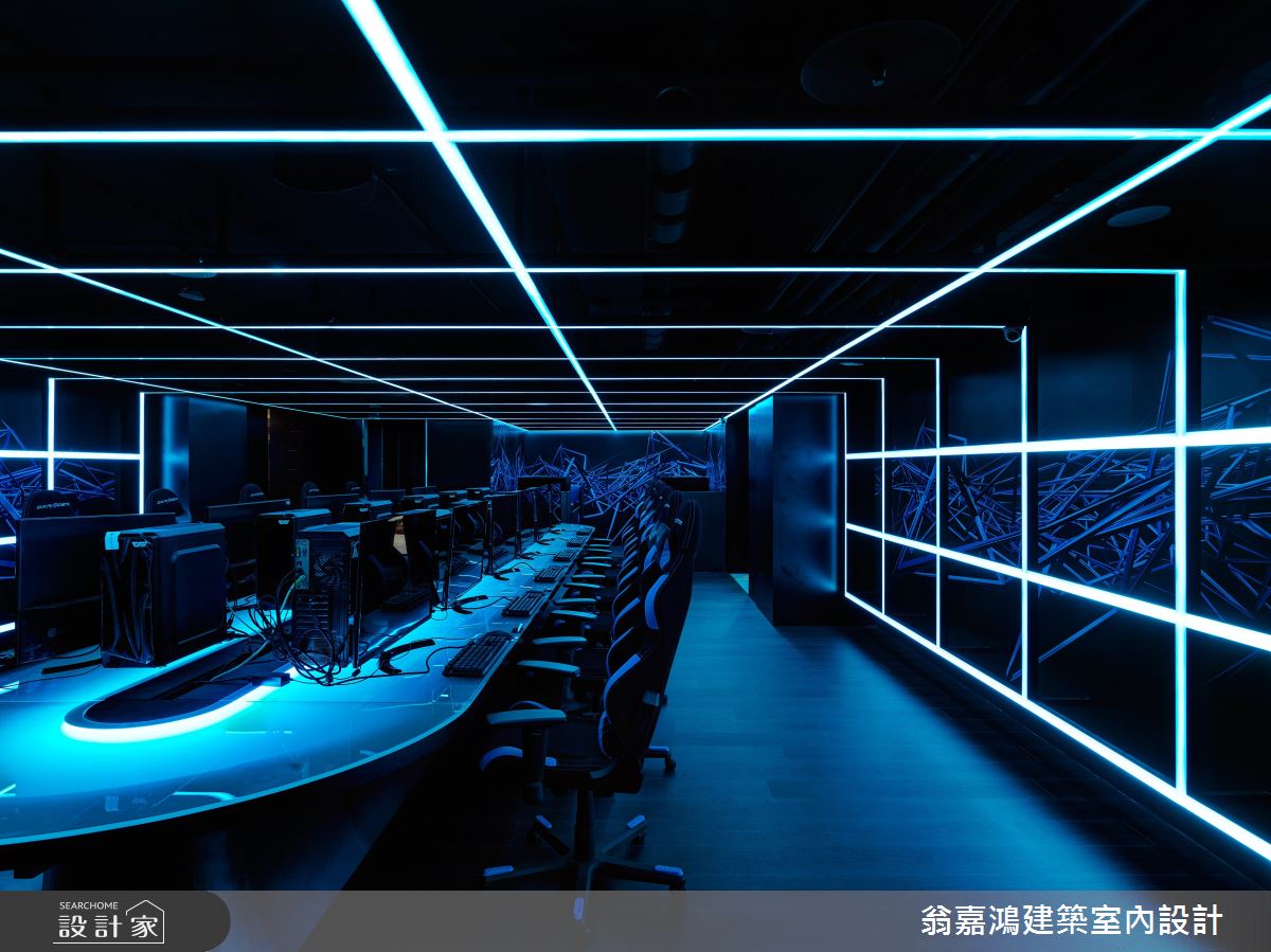 60坪老屋(16~30年)＿現代風案例圖片＿翁嘉鴻建築室內設計｜懷生設計＿懷生_48.壹網棧-電競空間之8