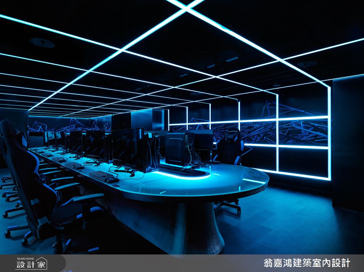 60坪老屋(16~30年)＿現代風案例圖片＿翁嘉鴻建築室內設計｜懷生設計＿懷生_48.壹網棧-電競空間之9