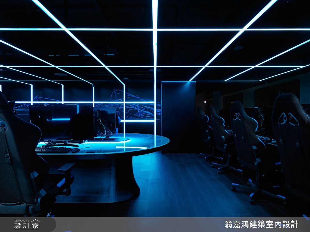 60坪老屋(16~30年)＿現代風案例圖片＿翁嘉鴻建築室內設計｜懷生設計＿懷生_48.壹網棧-電競空間之10