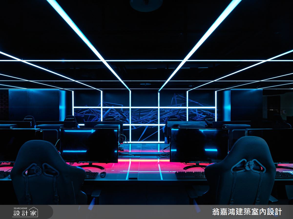 60坪老屋(16~30年)＿現代風案例圖片＿翁嘉鴻建築室內設計｜懷生設計＿懷生_48.壹網棧-電競空間之11