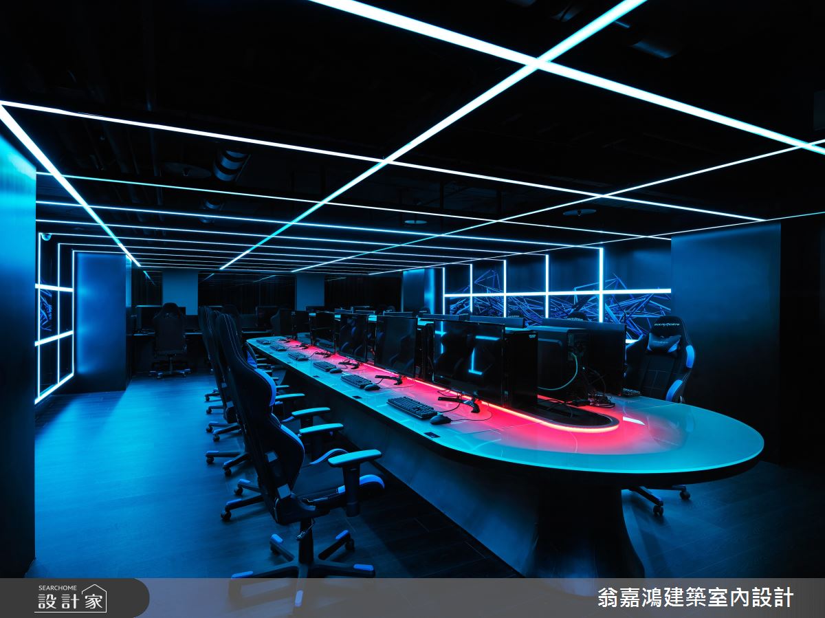 60坪老屋(16~30年)＿現代風案例圖片＿翁嘉鴻建築室內設計｜懷生設計＿懷生_48.壹網棧-電競空間之14