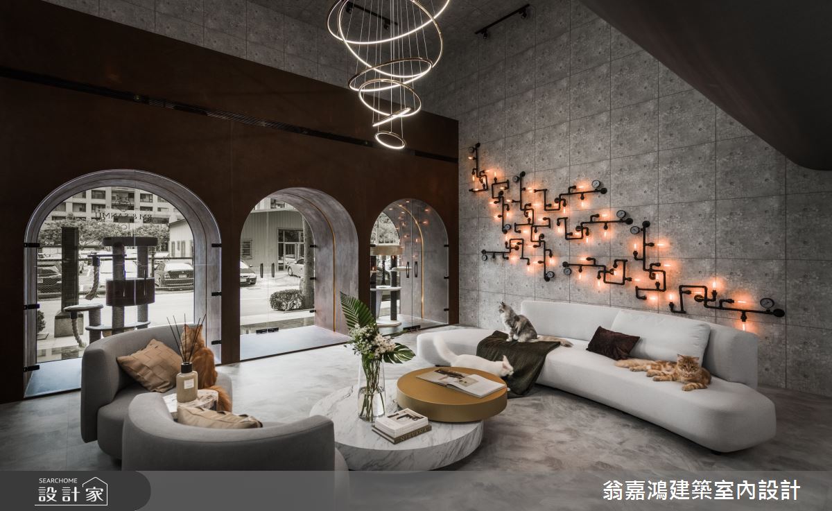 20坪中古屋(5~15年)＿工業風商業空間案例圖片＿翁嘉鴻建築室內設計｜懷生設計＿懷生_59.三重-Rm&Sanmu 緬因貓舍概念館之16