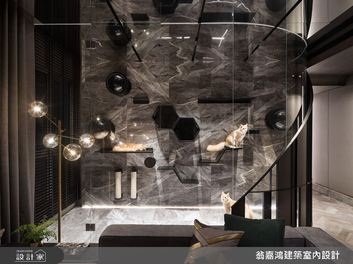 60坪老屋(16~30年)＿現代風案例圖片＿翁嘉鴻建築室內設計｜懷生設計＿懷生_60.三重-Rm&Sanmu 緬因貓舍招待所之10