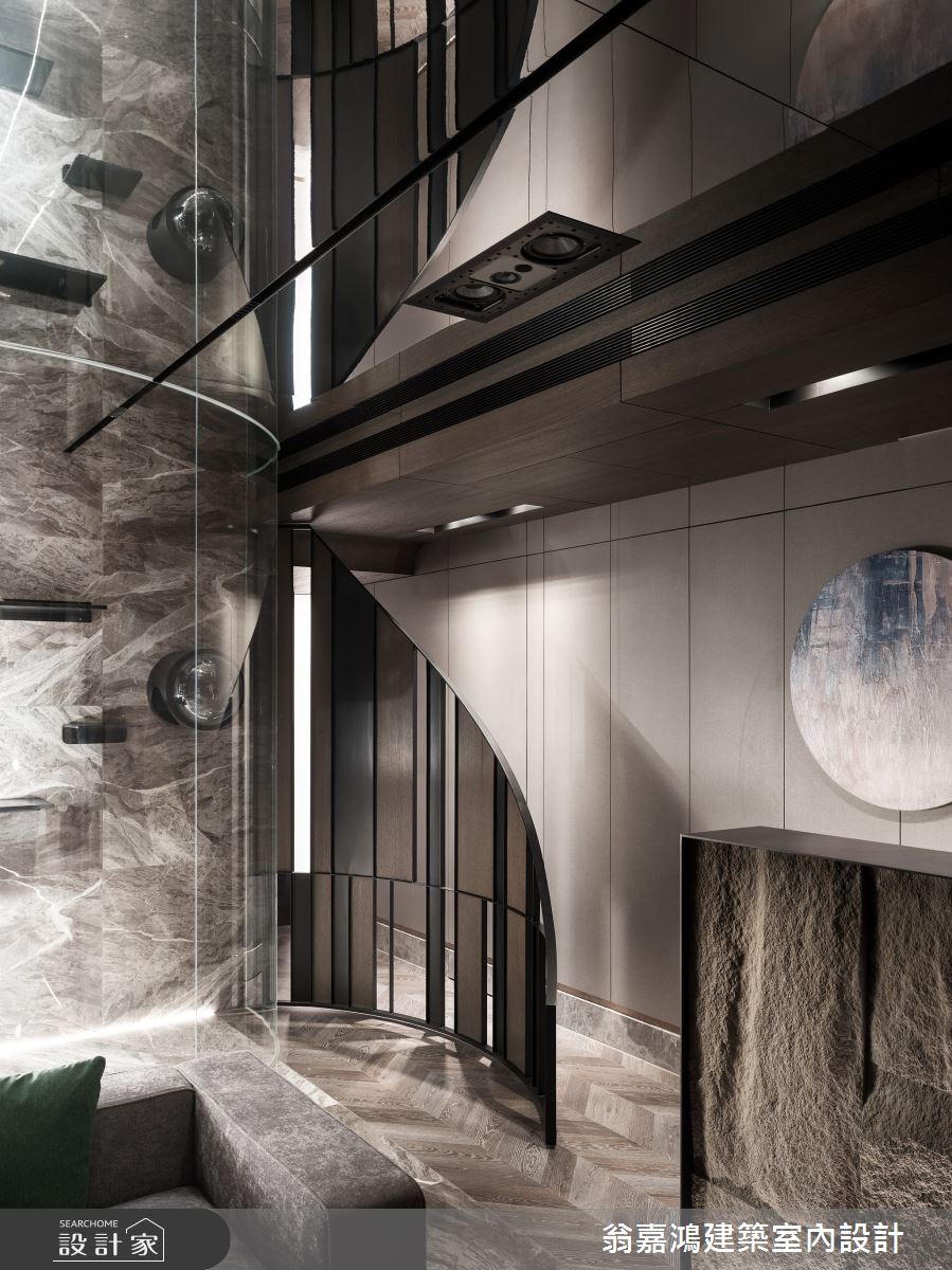 60坪老屋(16~30年)＿現代風走廊案例圖片＿翁嘉鴻建築室內設計｜懷生設計＿懷生_60.三重-Rm&Sanmu 緬因貓舍招待所之24