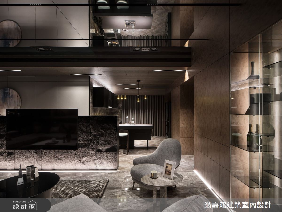 60坪老屋(16~30年)＿現代風客廳案例圖片＿翁嘉鴻建築室內設計｜懷生設計＿懷生_60.三重-Rm&Sanmu 緬因貓舍招待所之26