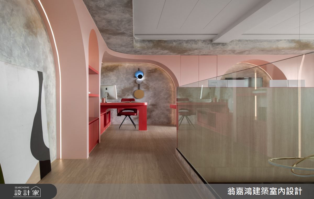 30坪新成屋(5年以下)＿現代風商業空間案例圖片＿翁嘉鴻建築室內設計｜懷生設計＿懷生_58.八里-路達交通有限公司辦公室之2