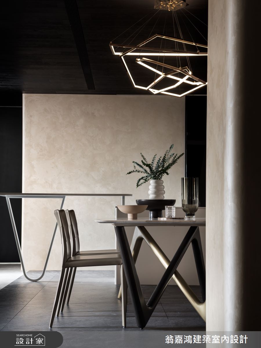 80坪新成屋(5年以下)＿現代風餐廳案例圖片＿翁嘉鴻建築室內設計｜懷生設計＿懷生_61.林口-C House之3