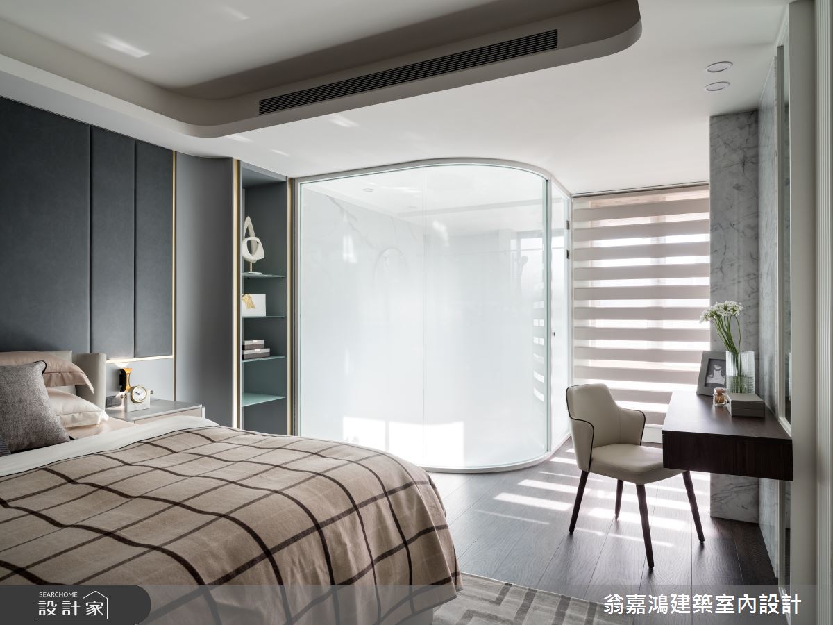 80坪新成屋(5年以下)＿現代風臥室案例圖片＿翁嘉鴻建築室內設計｜懷生設計＿懷生_61.林口-C House之259