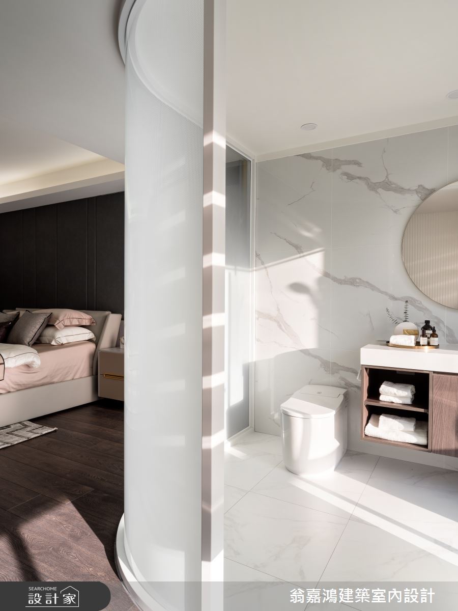 80坪新成屋(5年以下)＿現代風浴室案例圖片＿翁嘉鴻建築室內設計｜懷生設計＿懷生_61.林口-C House之18