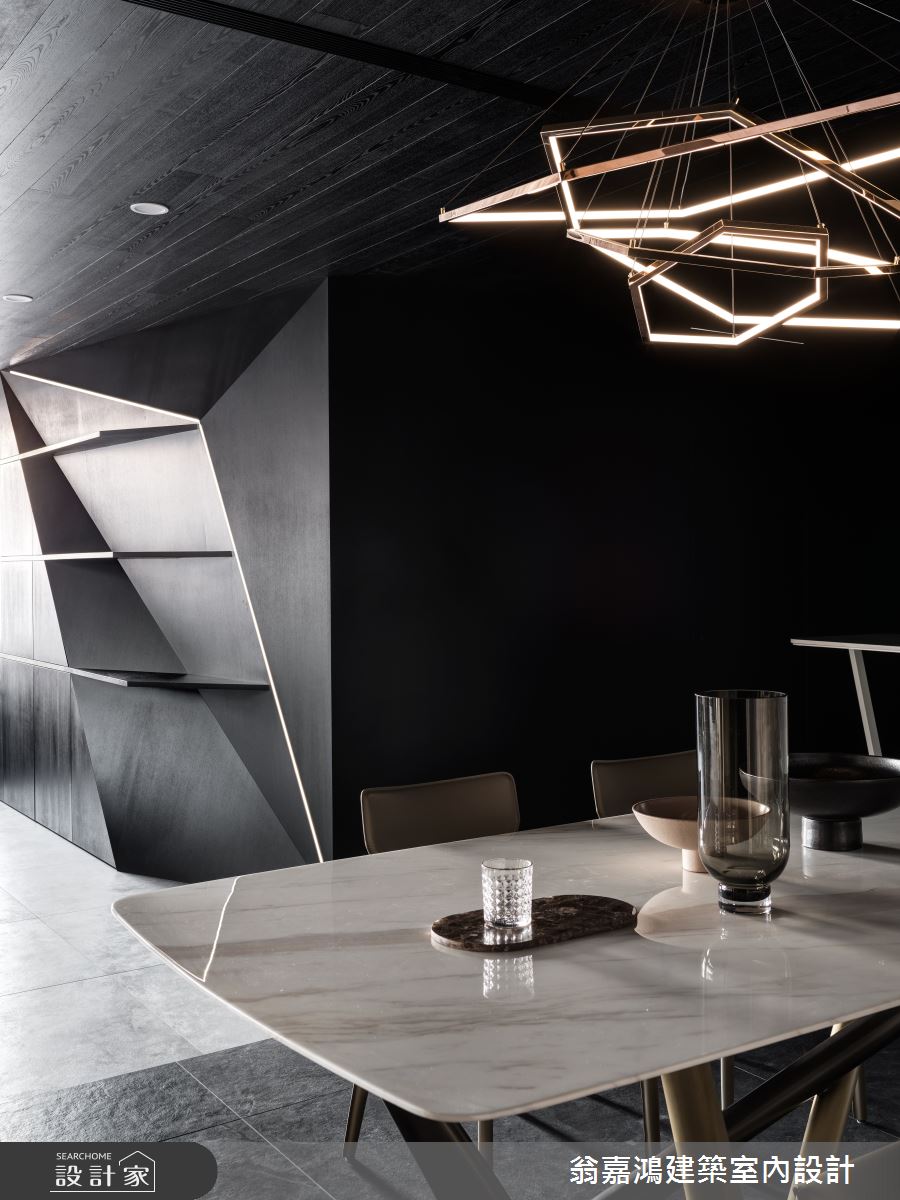 80坪新成屋(5年以下)＿現代風餐廳案例圖片＿翁嘉鴻建築室內設計｜懷生設計＿懷生_61.林口-C House之5