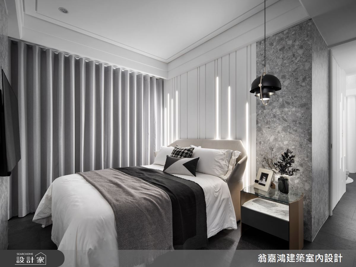 20坪新成屋(5年以下)＿現代風臥室案例圖片＿翁嘉鴻建築室內設計｜懷生設計＿懷生_65.台北-L House之10