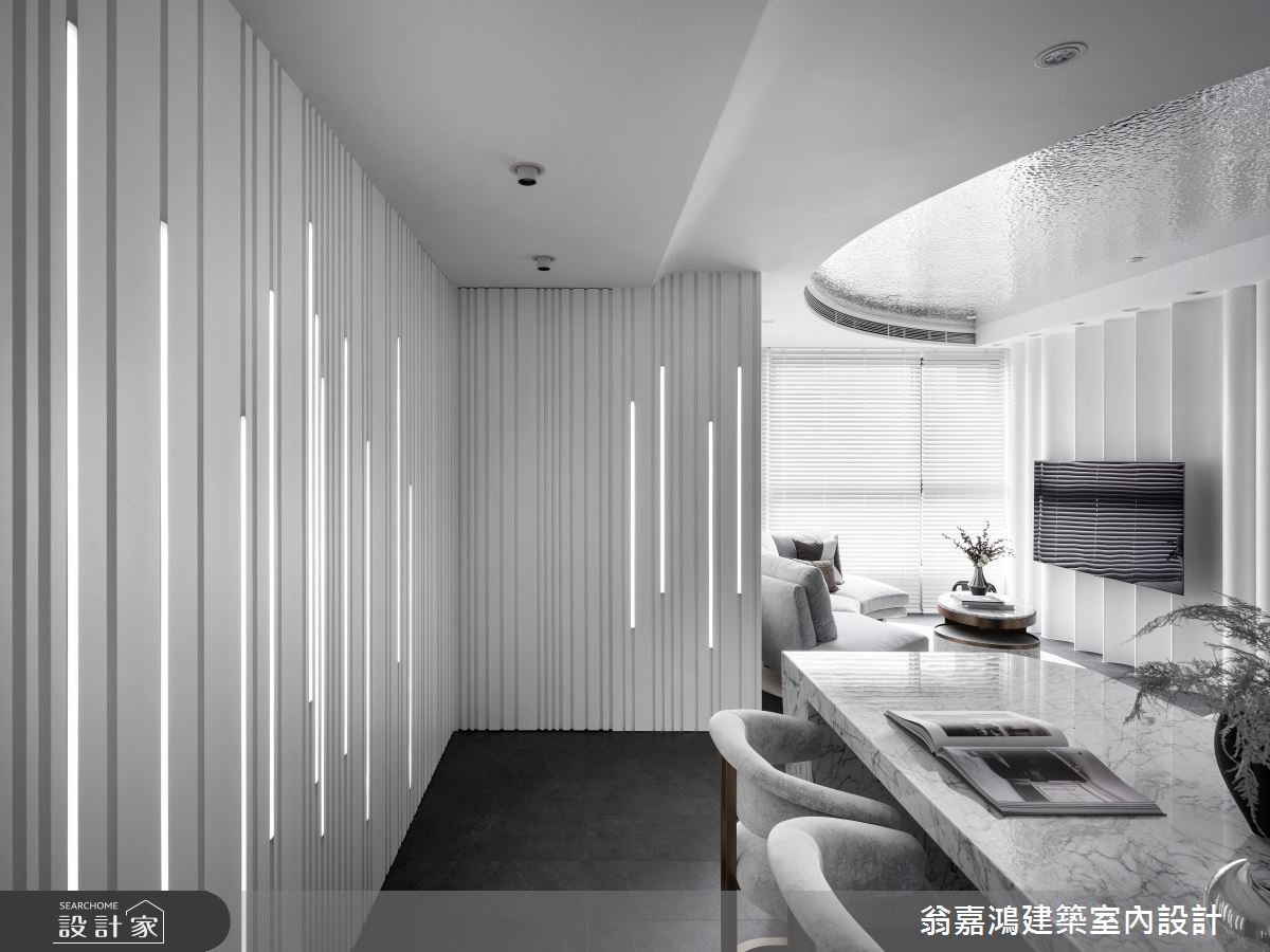 20坪新成屋(5年以下)＿現代風客廳案例圖片＿翁嘉鴻建築室內設計｜懷生設計＿懷生_65.台北-L House之22