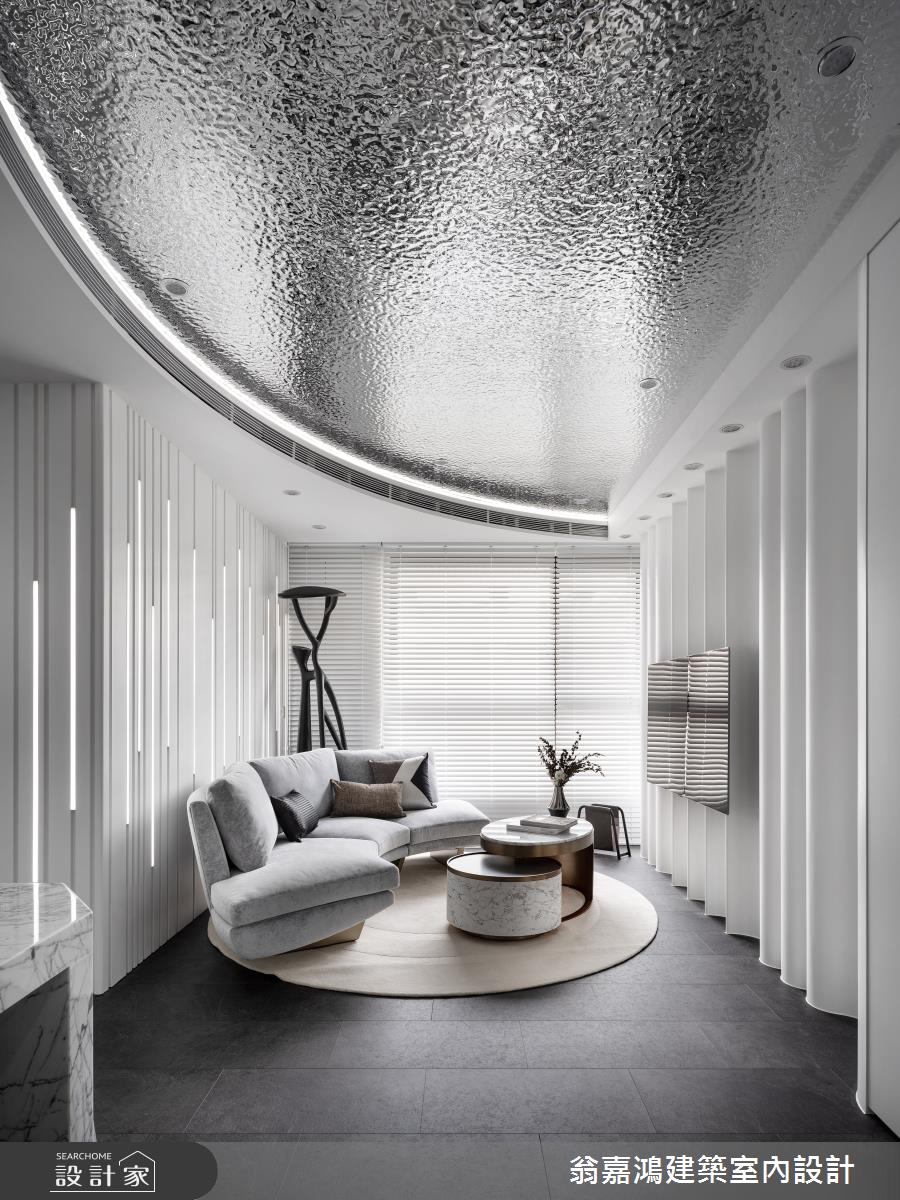 20坪新成屋(5年以下)＿現代風客廳案例圖片＿翁嘉鴻建築室內設計｜懷生設計＿懷生_65.台北-L House之25