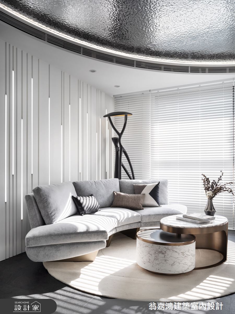 20坪新成屋(5年以下)＿現代風客廳案例圖片＿翁嘉鴻建築室內設計｜懷生設計＿懷生_65.台北-L House之27