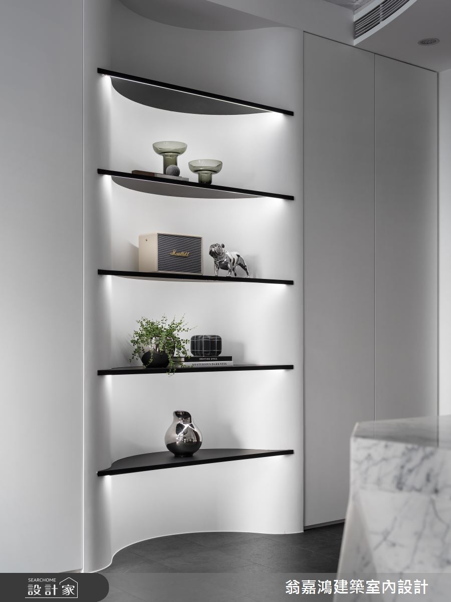 20坪新成屋(5年以下)＿現代風客廳案例圖片＿翁嘉鴻建築室內設計｜懷生設計＿懷生_65.台北-L House之19