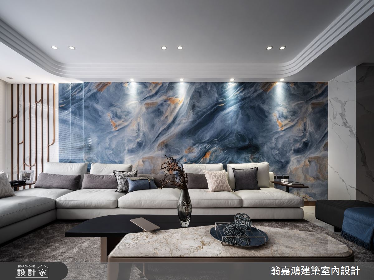 180坪新成屋(5年以下)＿現代奢華風客廳案例圖片＿翁嘉鴻建築室內設計｜懷生設計＿懷生_66.苗栗-L House之31