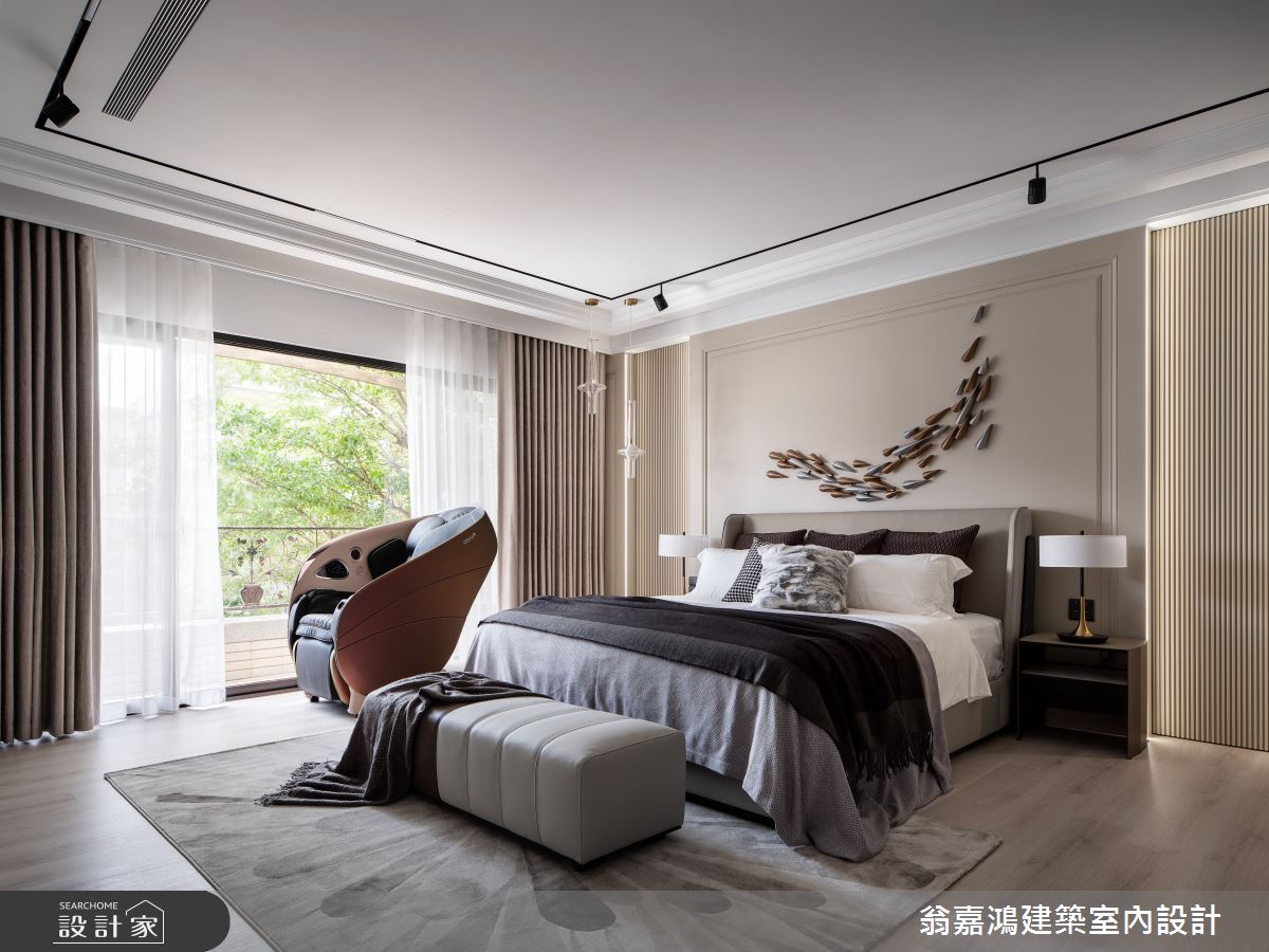 180坪新成屋(5年以下)＿現代奢華風臥室案例圖片＿翁嘉鴻建築室內設計｜懷生設計＿懷生_66.苗栗-L House之34