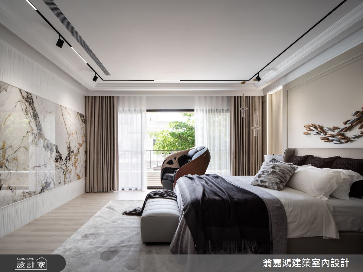 180坪新成屋(5年以下)＿現代奢華風臥室案例圖片＿翁嘉鴻建築室內設計｜懷生設計＿懷生_66.苗栗-L House之11