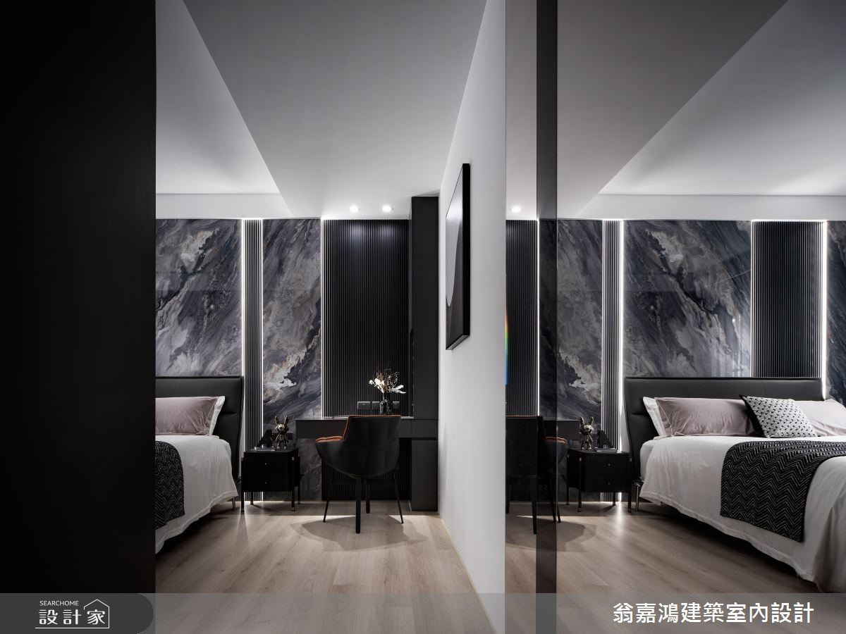 180坪新成屋(5年以下)＿現代奢華風臥室案例圖片＿翁嘉鴻建築室內設計｜懷生設計＿懷生_66.苗栗-L House之23
