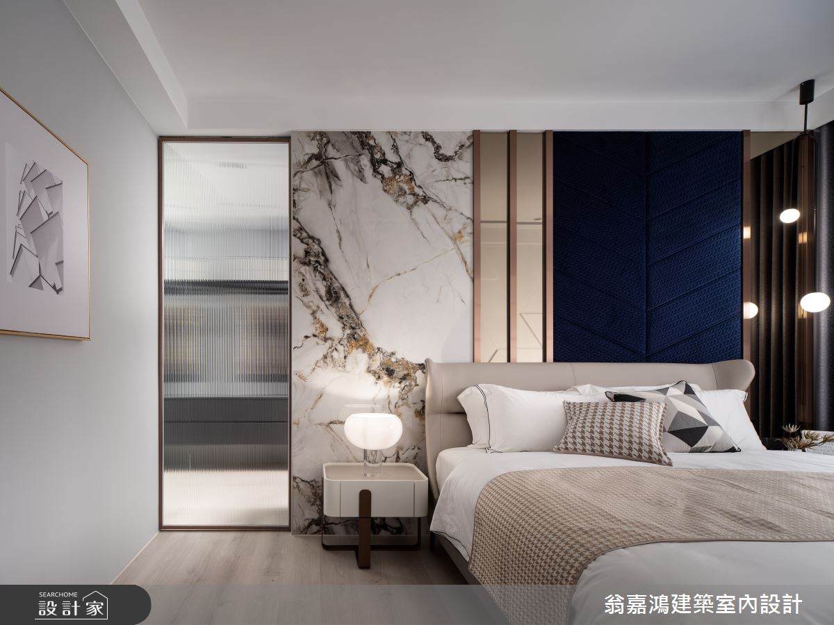 180坪新成屋(5年以下)＿現代奢華風臥室案例圖片＿翁嘉鴻建築室內設計｜懷生設計＿懷生_66.苗栗-L House之25